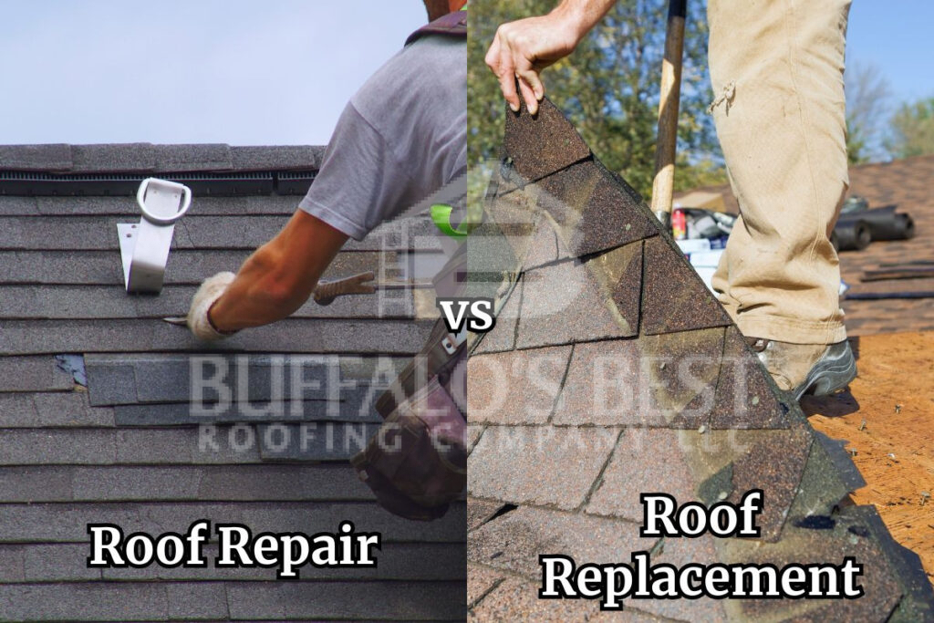 Is It Better To Replace Or Repair A Roof? 1 Roof Repair vs. Roof Replacement