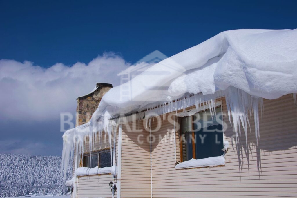 How Much Snow Can A Flat Roof Hold? 1 Ice Dams